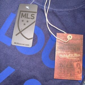 Mitchell & Ness Navy Blue MLS Tee
